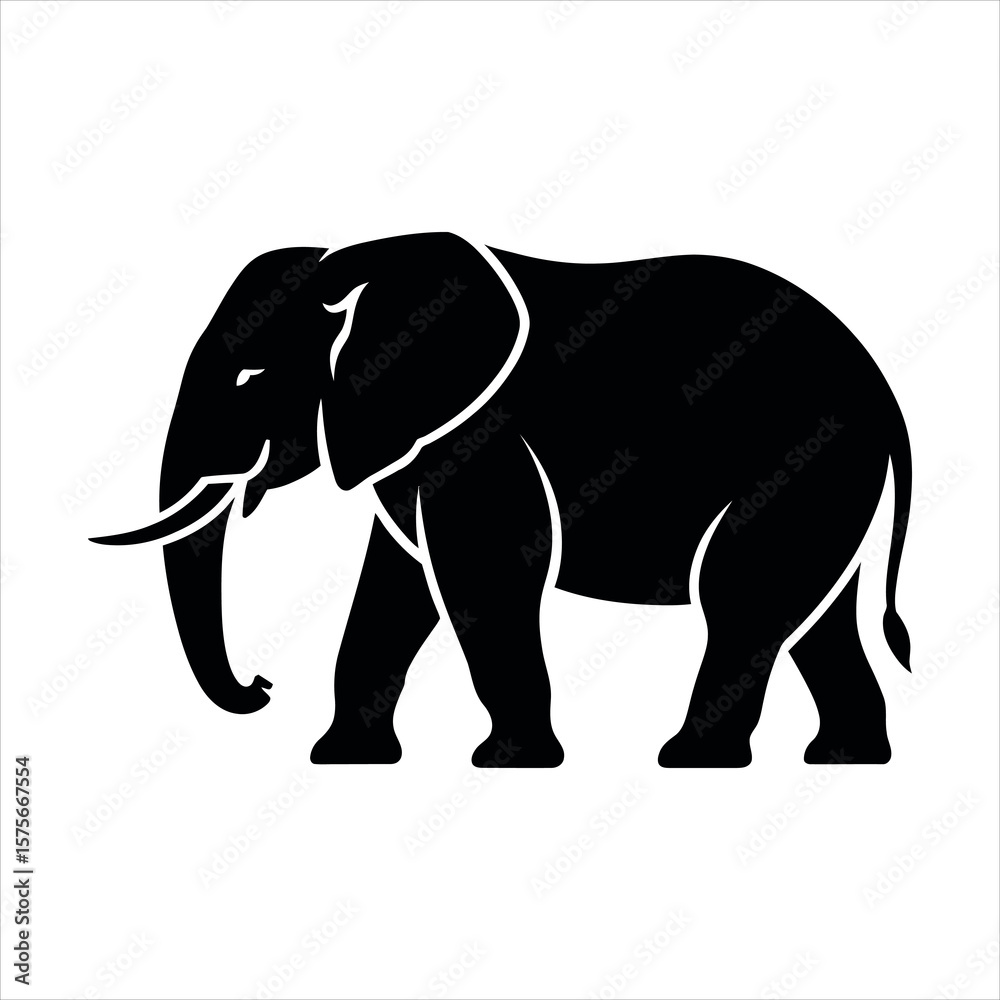 elephant silhouette vector elephant silhouette vector