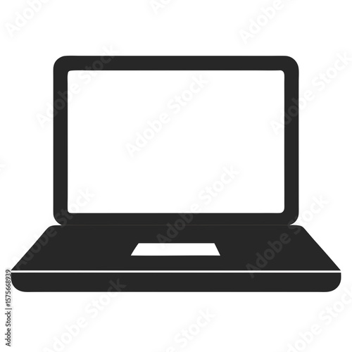 laptop isolated on white background