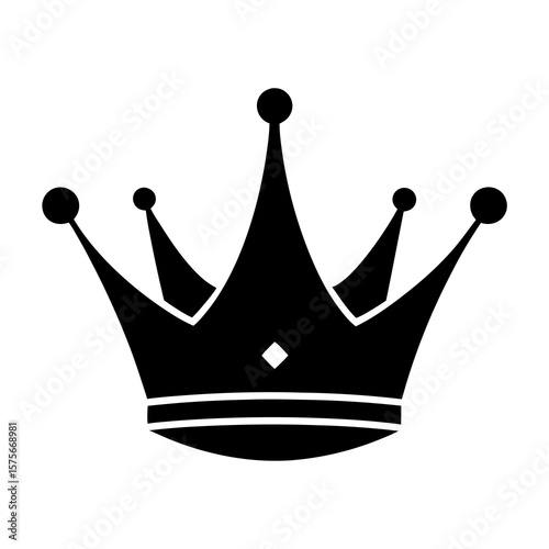 royal crown isolated on white