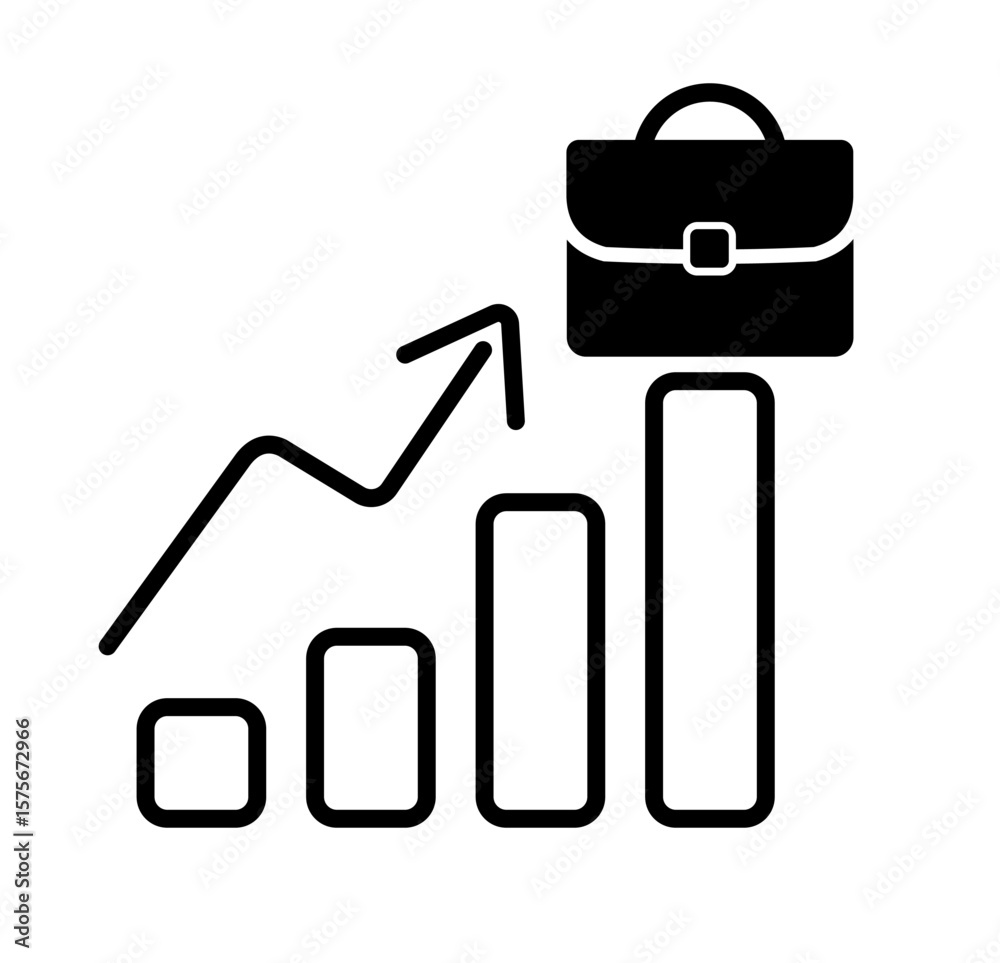 Obraz premium Career icon vector editable