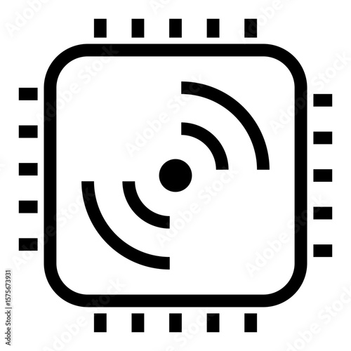 sensor - Internet Of Things - line outline