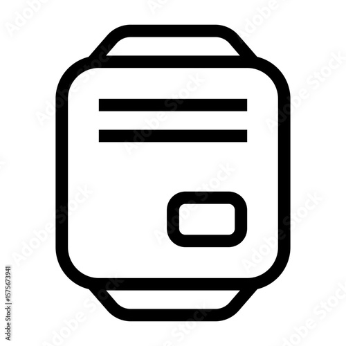 wearables - Internet Of Things - line outline