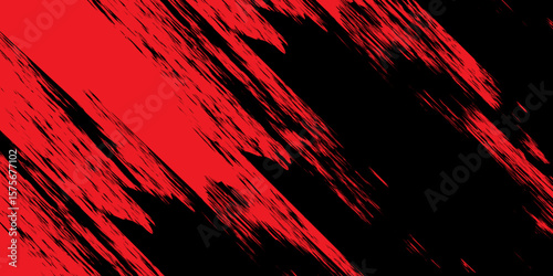 Abstract grunge background with a dynamic red and black design