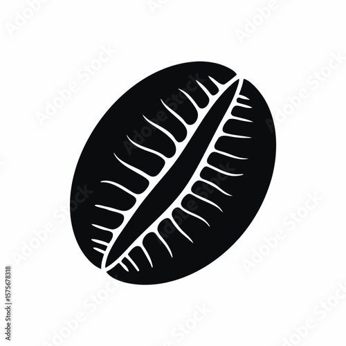Coffee Beans silhouette vector illustration