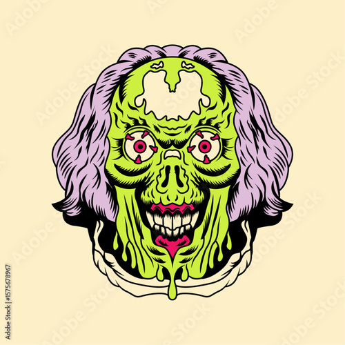 Green Monster Illustration