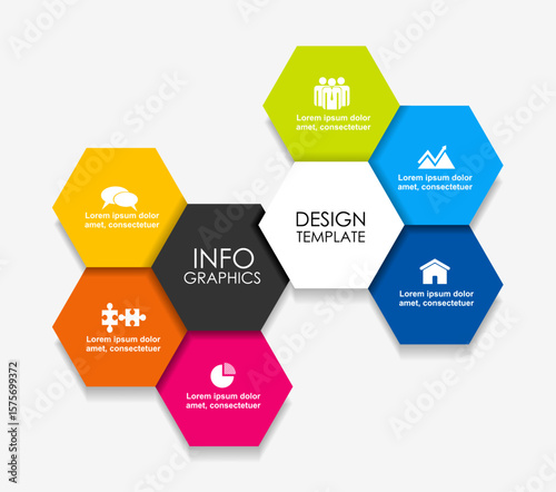 Infographic design template with place for your data. Vector illustration.