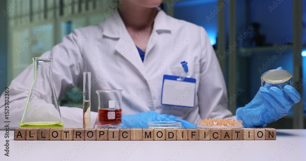 Exploring allotropic modification by utilizing various lab materials and glassware designed for conducting experiments