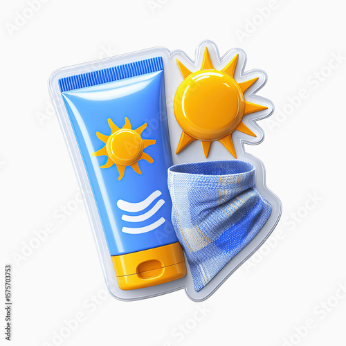 Summer Essentials Sunscreen, Sun, and Neck Gaiter