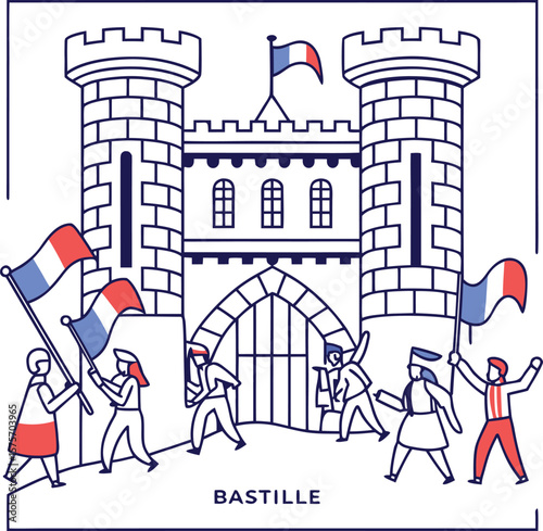 french revolution bastille castle protest history