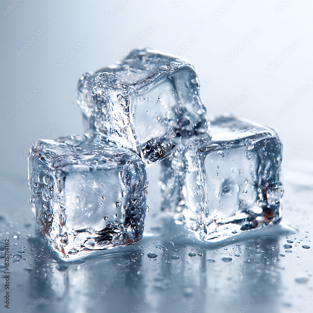 Obraz premium Melting Ice Cubes