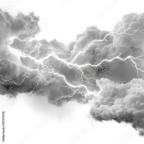 Storm Clouds and Lightning