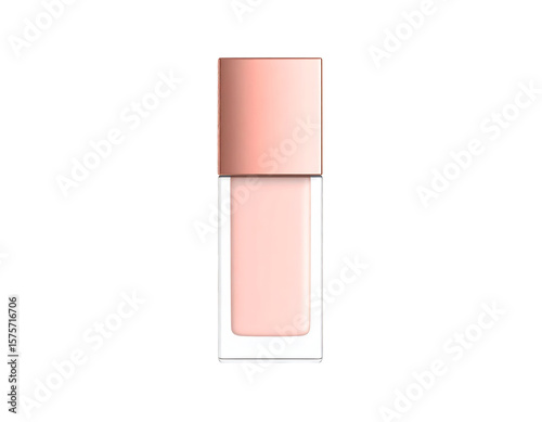 Rose gold beauty product on black