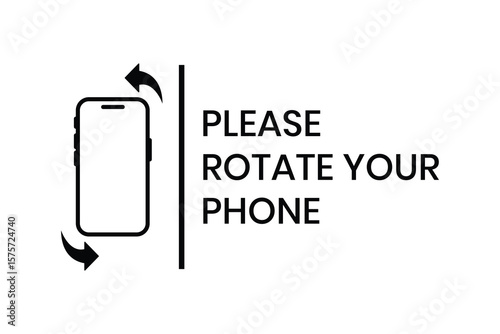 Phone rotate icon set, Device rotation symbol. Please Rotate your Phone. Mobile Rotate smartphone icon isolated, Mobile screen rotation icon. phone rotate icon set in line style. vector illustration. 