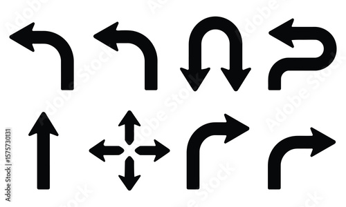 Directional Arrows Collection of Navigation Icons