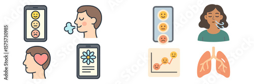 Exploring the connection between emotions and physical health through digital tools and symbols