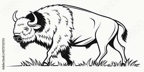 Wild animal vector illustrations of a wolf head, wild boar, and other mammal silhouettes for nature and wildlife designs