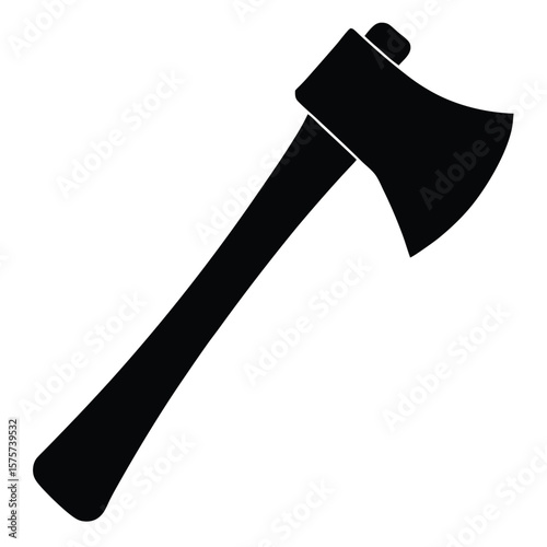 axe isolated on white