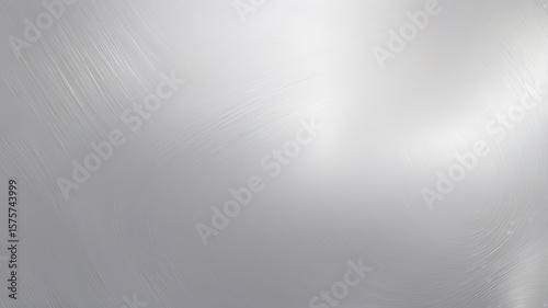Brushed silver metal background with an abstract diagonal line texture, ai