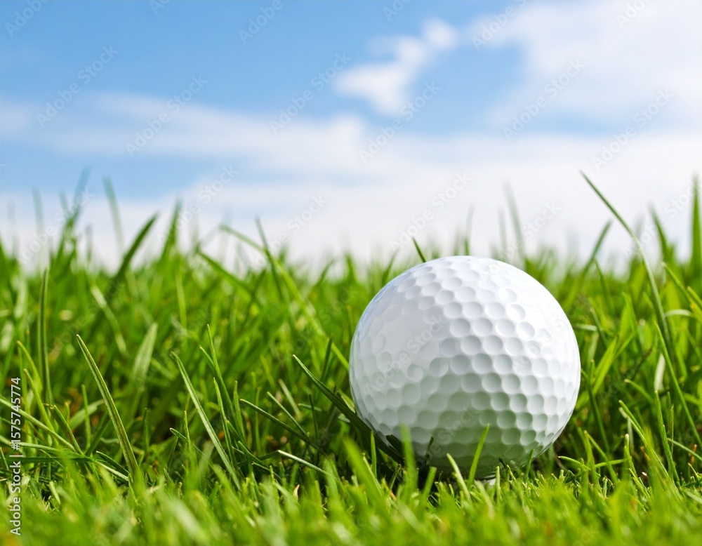Obraz premium golf ball on tee