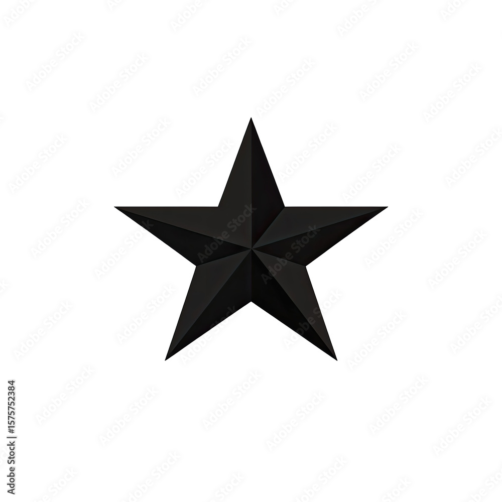 Obraz premium Dark star on black background
