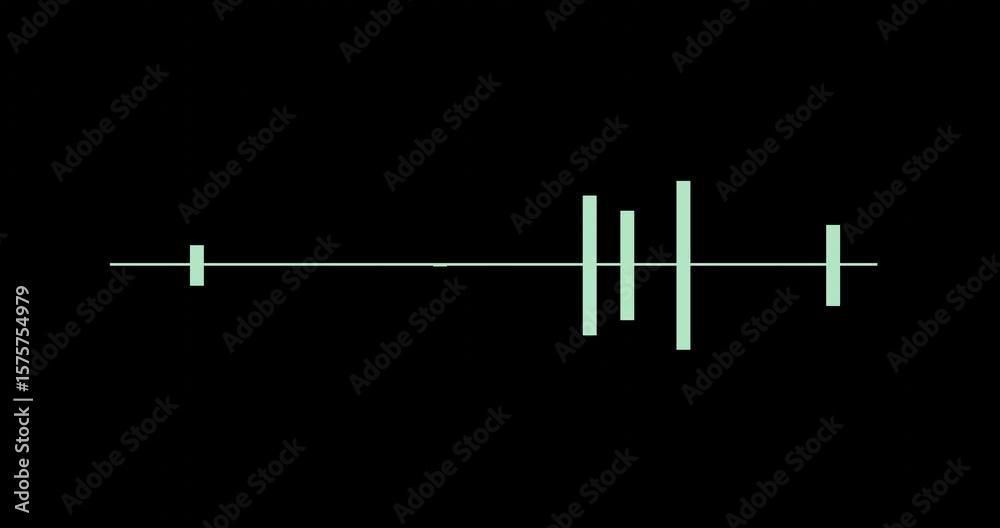 sound wave background.A stylish, transparent-background animation of a dynamic bar graph synced to a jazzy atmosphere. Ideal for creative business presentations, smooth transitions, and video overlay