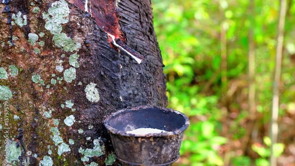 Rubber Tree Tapping: Sustainable Natural Resource