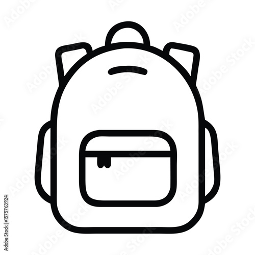 school bag icon design template