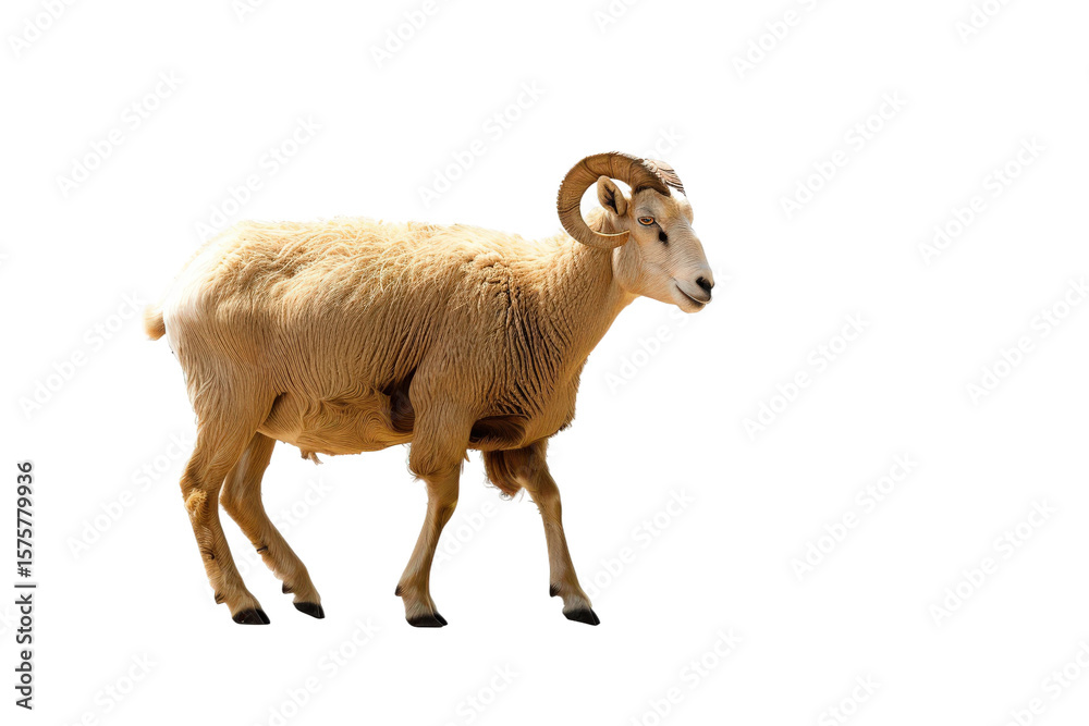 Obraz premium sheep isolated on white background