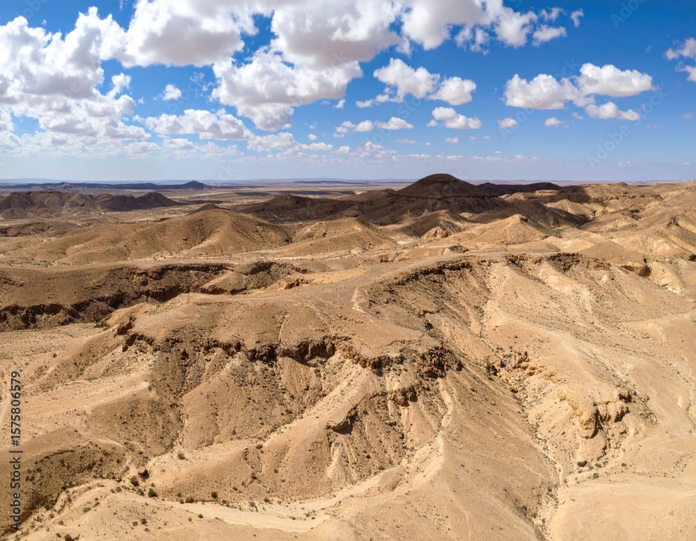 Fototapeta premium Expansive desert landscape