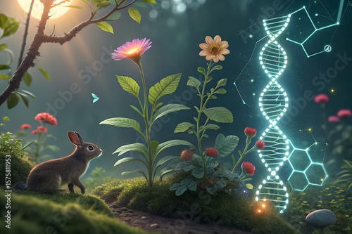 Natures blueprint a rabbit explores a world of genetics and bloom