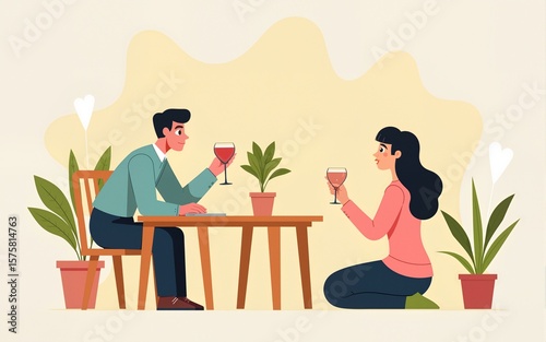 Conscious Consumption. Flat Vector Illustration. High quality