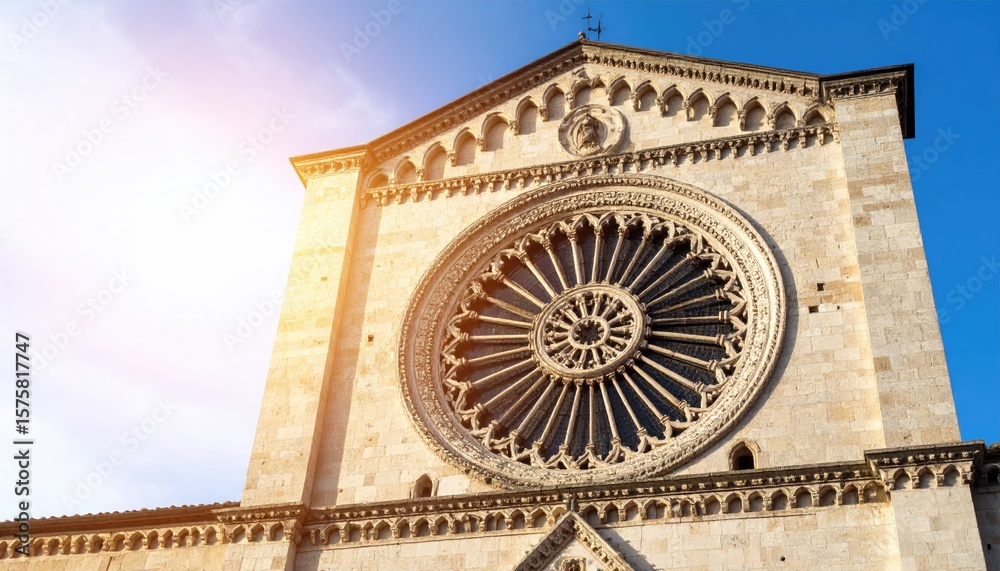 Fototapeta premium Facade of a historic cathedral