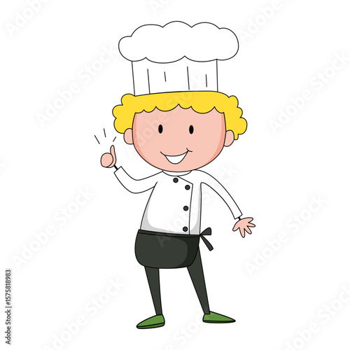 Vector Chef A Culinary Icon, Ready To Bake a Delicious Success