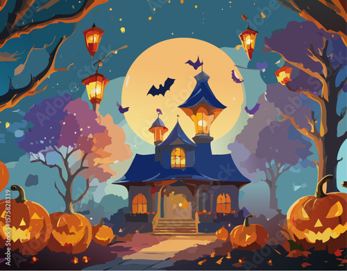 月夜とハロウィン