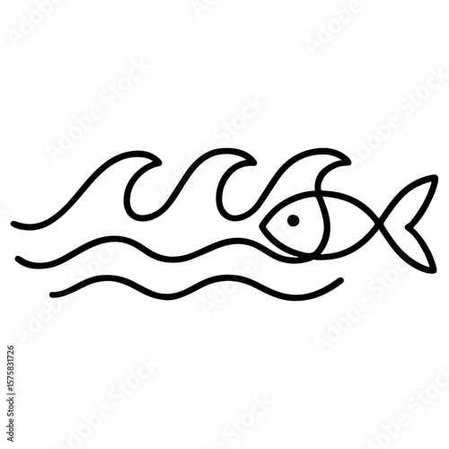 vector illustration of a cartoon whale