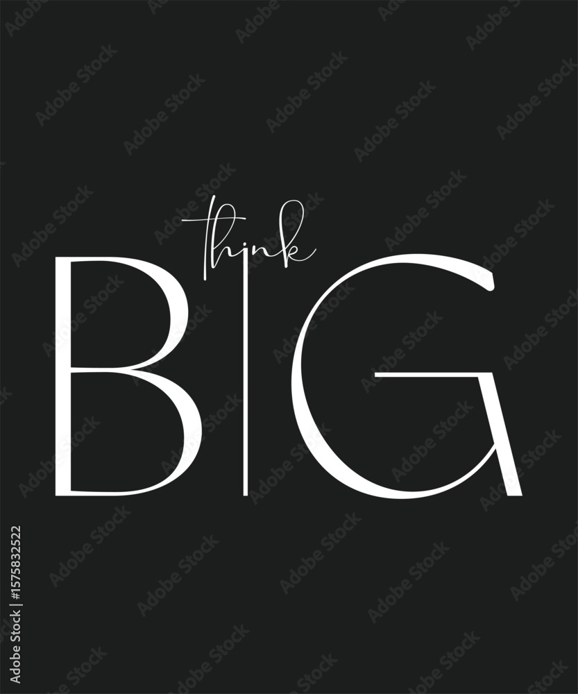 Obraz premium Typography Quote T-Shirt Design for Positive Vibes