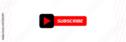 New Red Subscribe Button Vector Illustration for Channel Free Download New Red Subscribe Button Vector Illustration for Channel - GFXLoad