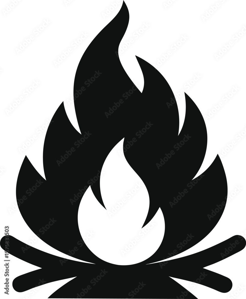 campfire icon black silhouette vector illustration on transparent background
campfire icon black silhouette vector illustration on transparent background