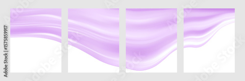 Liquid pink vector dripping ice cream texture.Glossy sugary flow drip.