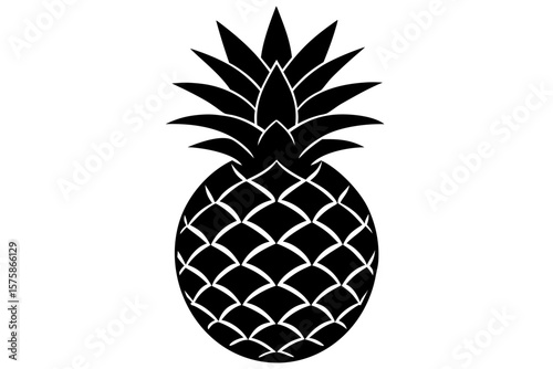 vector illustration of pineapple