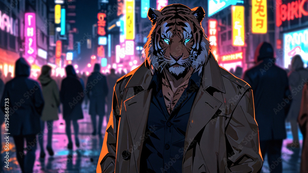 Fototapeta premium Tiger Villain 2