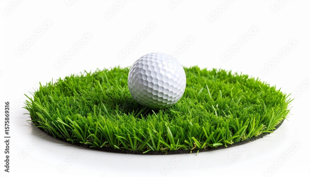 golf ball on grass golf ball on grass