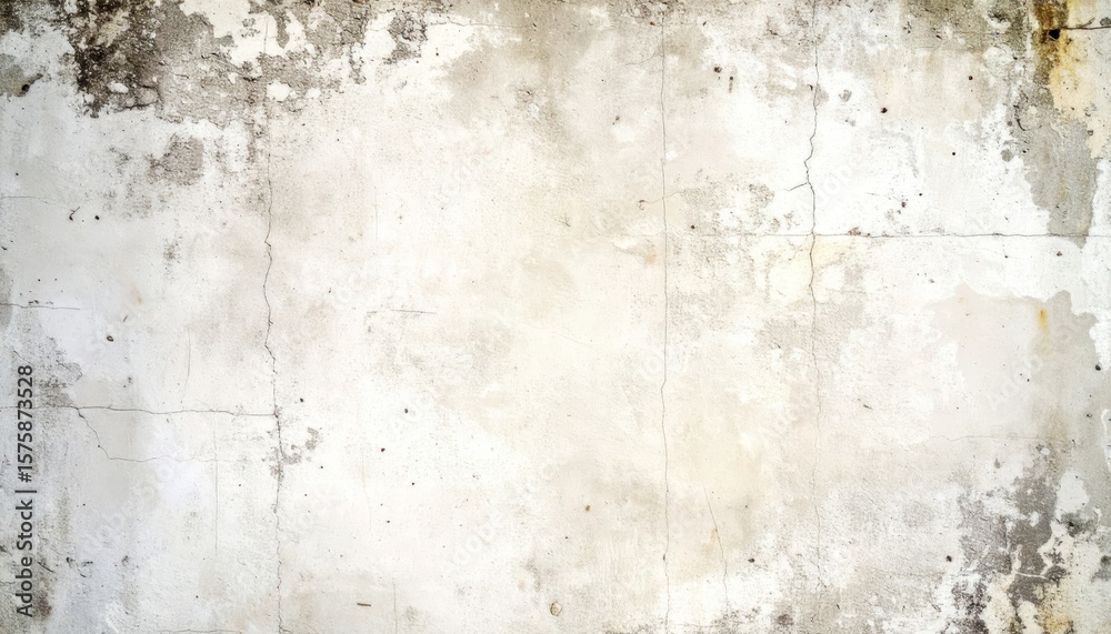 Fototapeta premium Abstract art, textured white wall with thick paint strokes for modern interior design inspiration