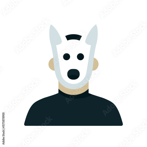 quadrober subculture concept vector icon, logo