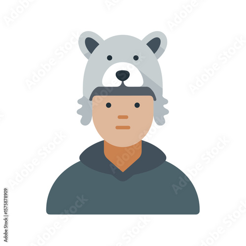 quadrober subculture concept vector icon, logo