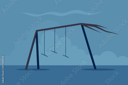 swing in the beach
