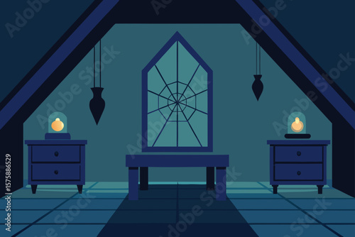 candles on the window