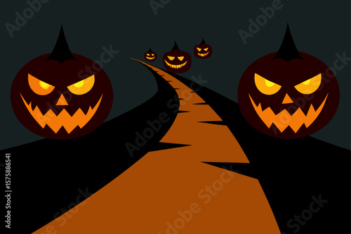 halloween pumpkin vector illustration
