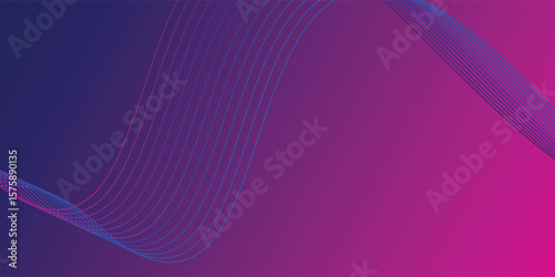 Purple blue gradient technology digital speed connect background, abstract pink cyber information communication, internet network connection, Ai big data line. vector eps10