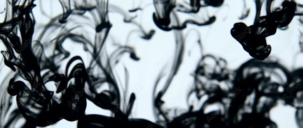 Black liquid diffusion abstract